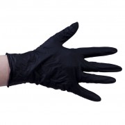 Eurogloves soft nitrile pv zwart M 100st 